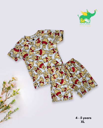 Kids Co-ord Set - Cartoon Bear