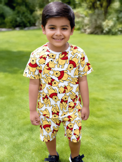 Kids Co-ord Set - Cartoon Bear