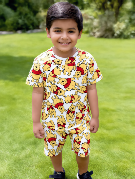 Kids Co-ord Set - Cartoon Bear