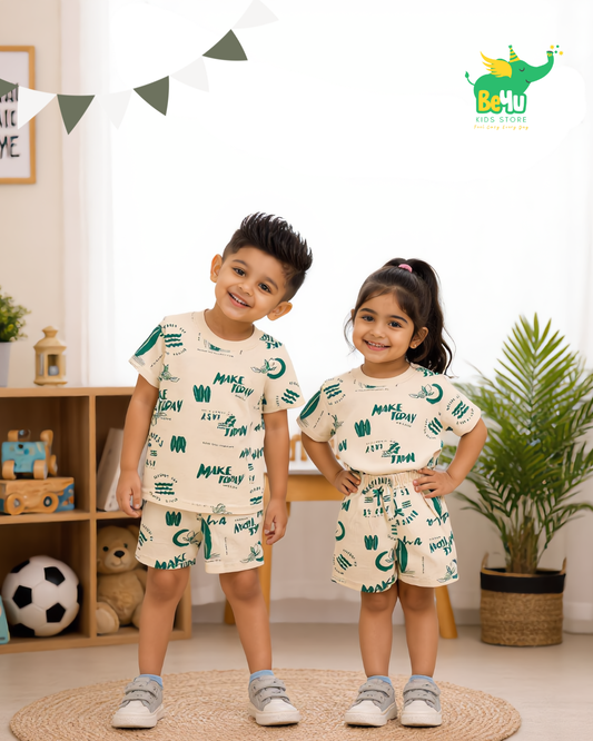 Kids Co-ord Set - Boys & Girls - Make Today