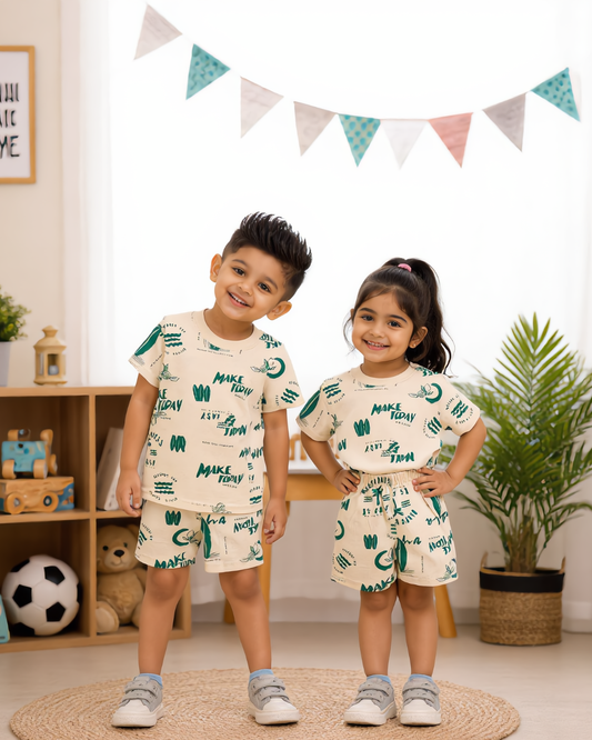 Kids Co-ord Set - Boys & Girls - Make Today