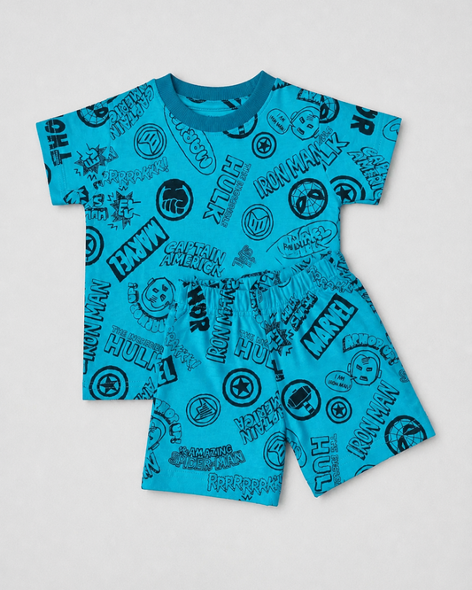 Kids Co-ord Set - Boys - Super Heroes