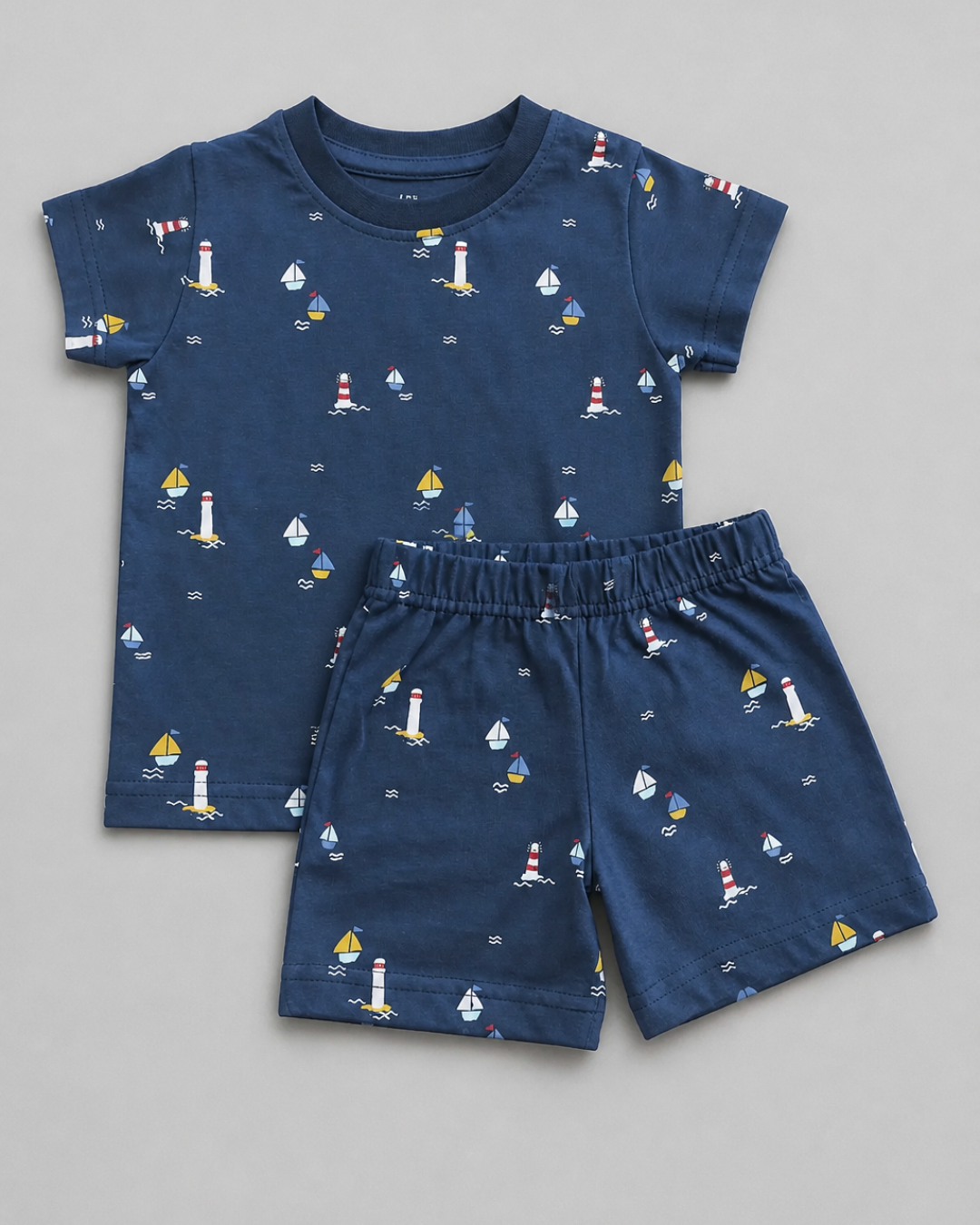 Kids Co-ord Set - Boys & Girls - Navy Blue Sailor