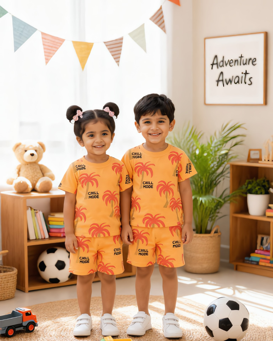 Kids Co-ord Set - Boys & Girls - Chill Mode