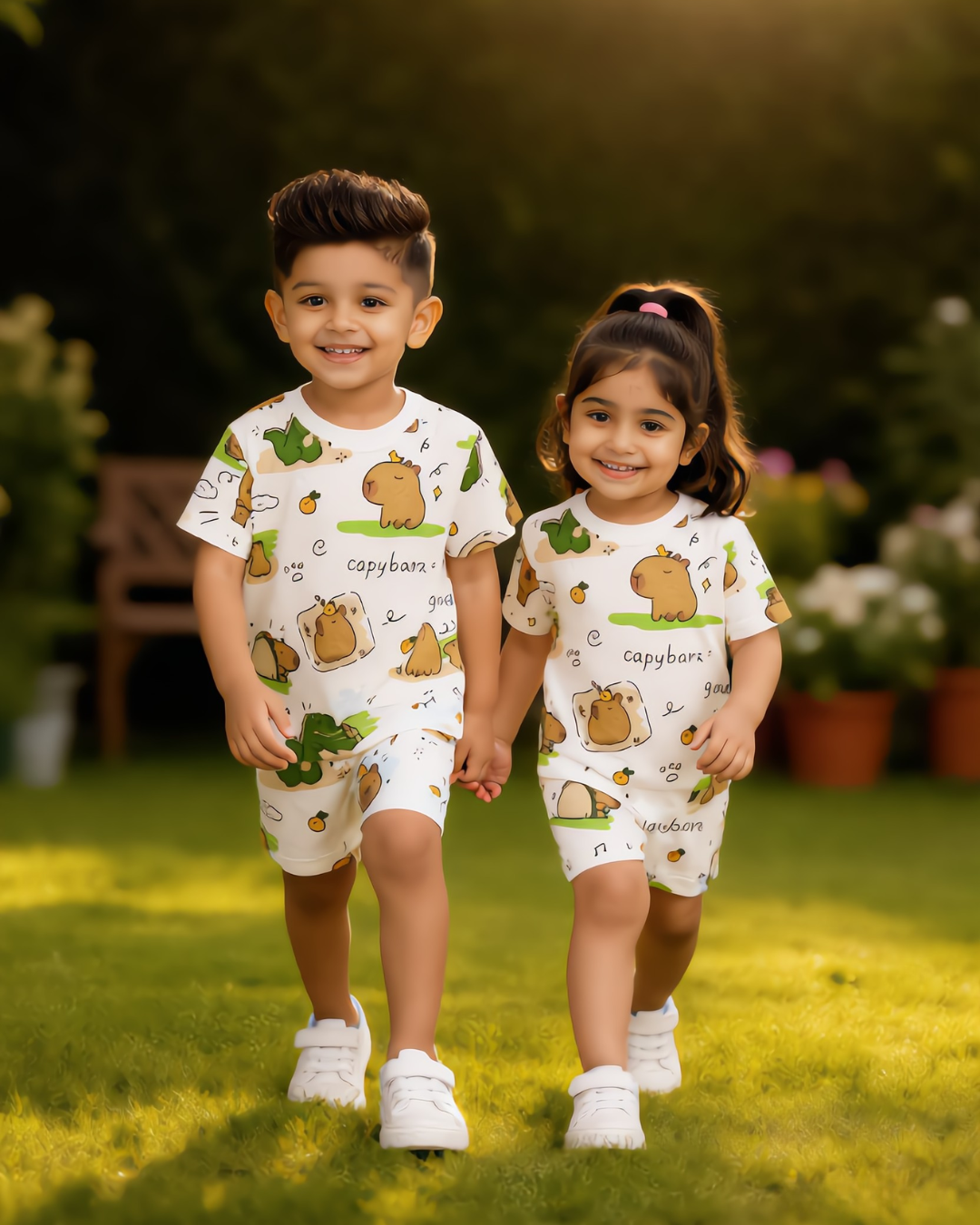 Kids Co-ord Set - Boys & Girls - Capybara Print