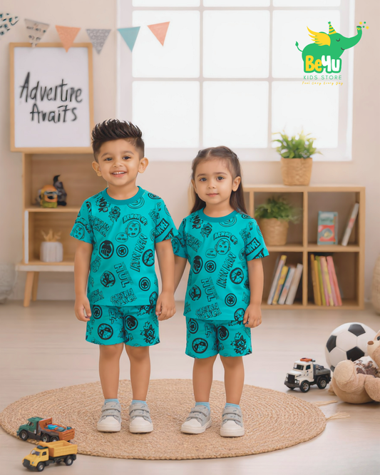 Kids Co-ord Set - Boys & Girls - Super Heroes